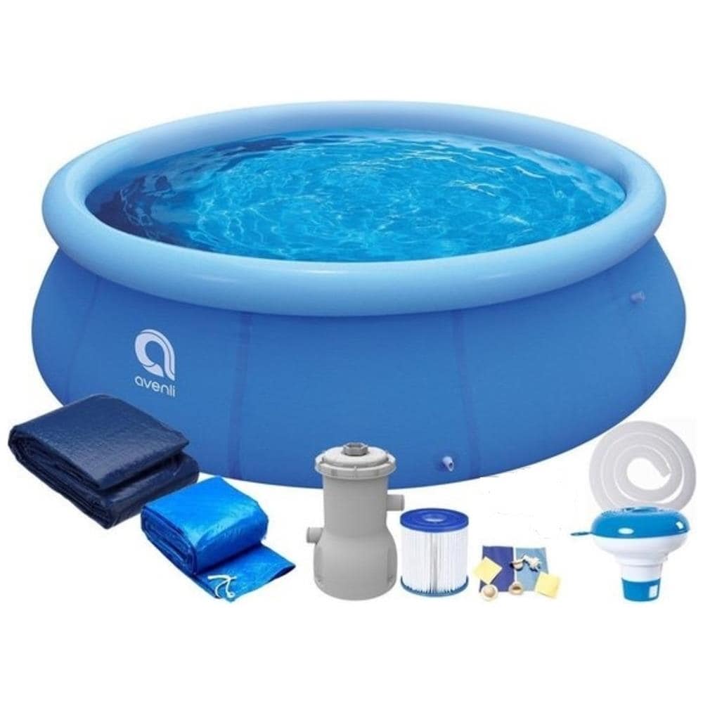 Piscina Gonfiabile 244 X 63 Cm Con Pompa - Set Completo - Foto 1