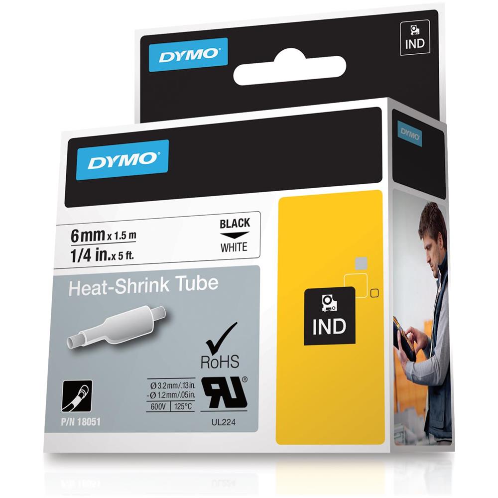 RhinoPRO Heat Shrink Tubes Nastro Per Etichettatrice D1 - Foto 1
