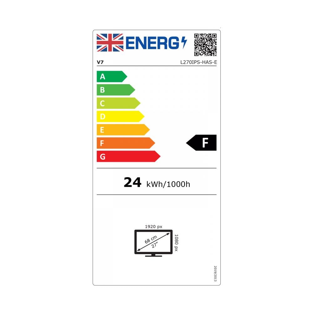 Monitor 27" LED IPS L270IPS-HAS-E 1920 x 1080 Full HD Tempo di Risposta 14 - Foto 2