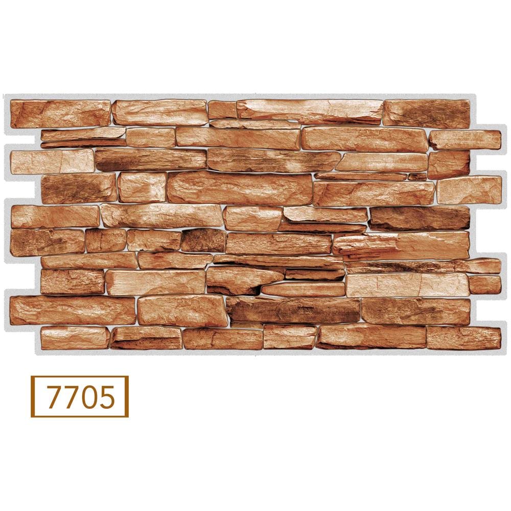 Pannelli 3d Rivestimento A Parete In Pvc Effetto Pietra,mattoni,ceramiche, Legno Realistici E Isolanti. - 7705 (mis. 980x498mm) - Foto 1