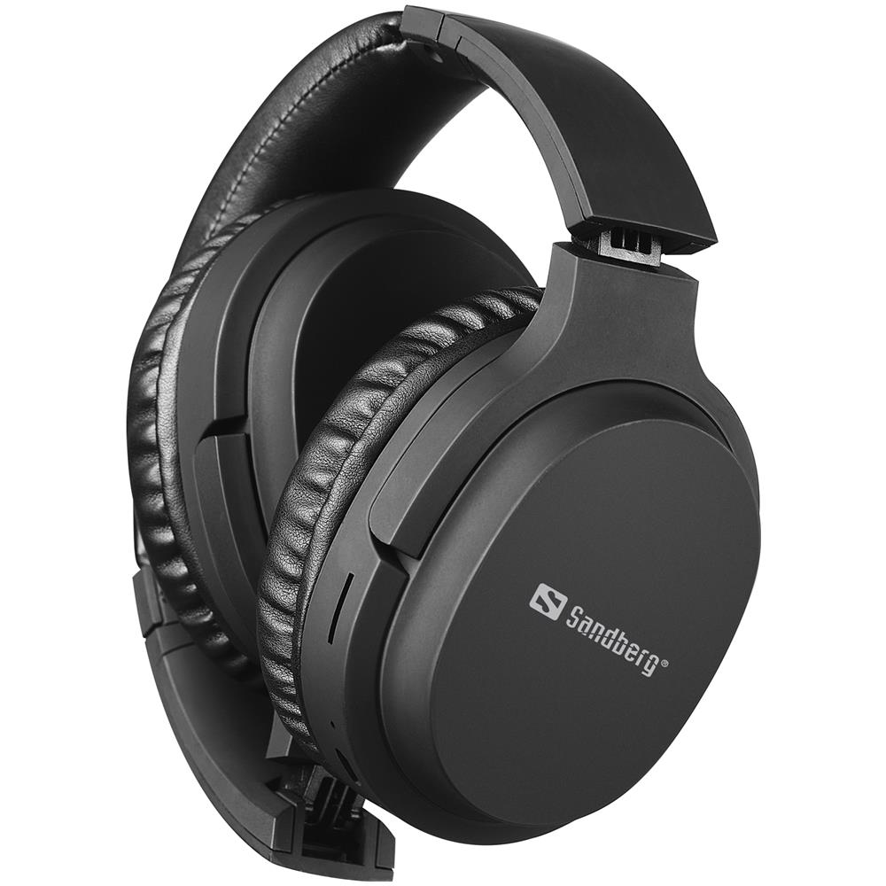 126-37 cuffia e auricolare Con cavo e senza cavo A Padiglione Musica e Chiamate Micro-USB Bluetooth Nero - Foto 2