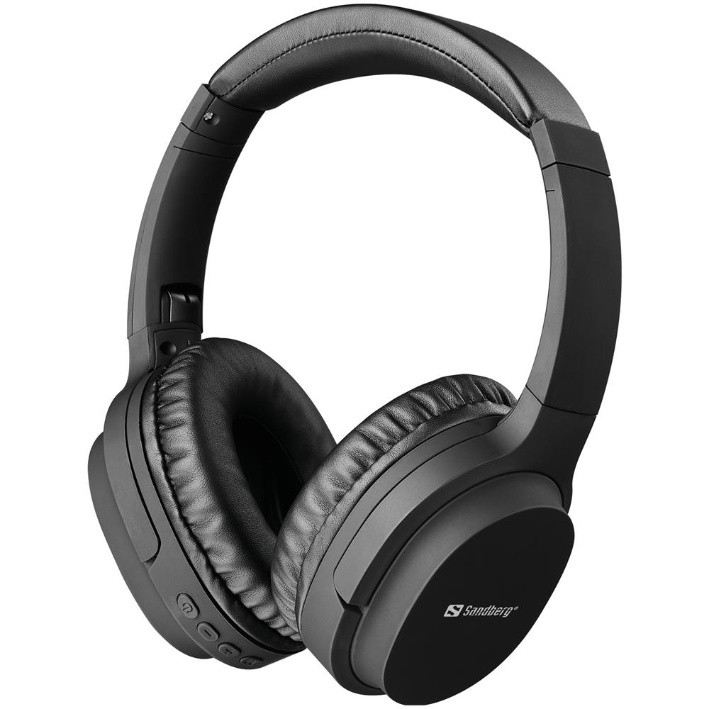 126-37 cuffia e auricolare Con cavo e senza cavo A Padiglione Musica e Chiamate Micro-USB Bluetooth Nero - Foto 1