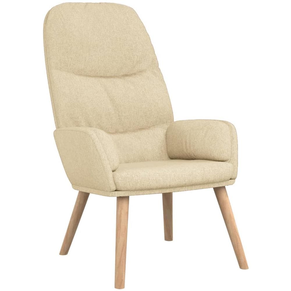 Poltrona Relax Crema In Tessuto - Foto 2