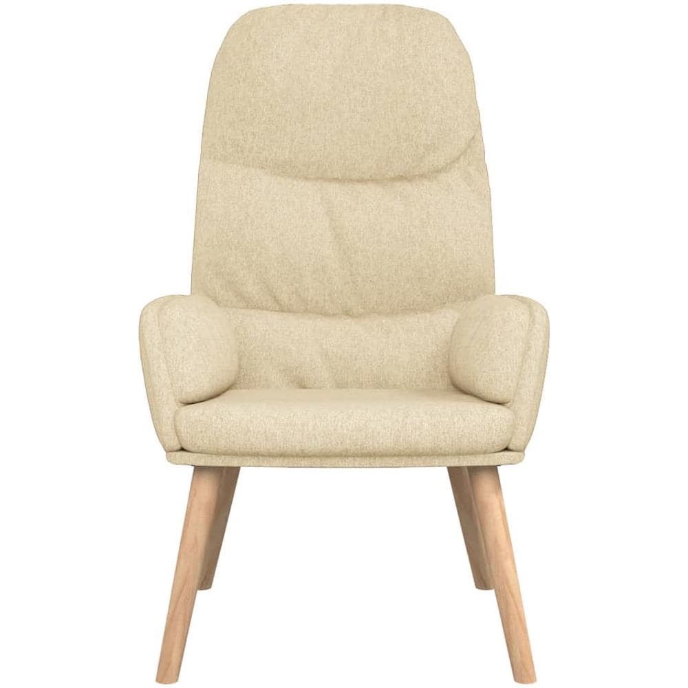 Poltrona Relax Crema In Tessuto - Foto 3