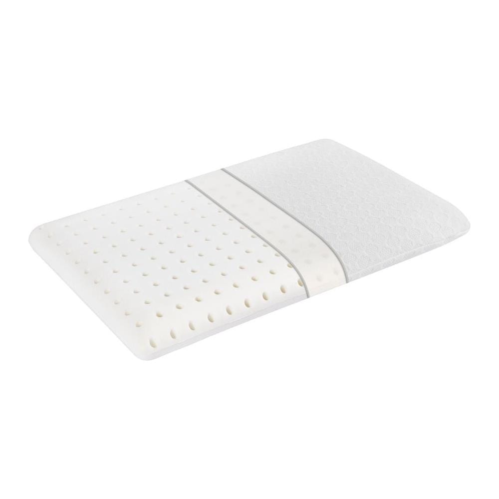 Cuscino Piatto Perforato Traspirante in Memory Foam per Bambini da 2 anni in su con Federa in Bamb? Ipoallergenico 50 x 30 x 5,5 cm - Foto 1