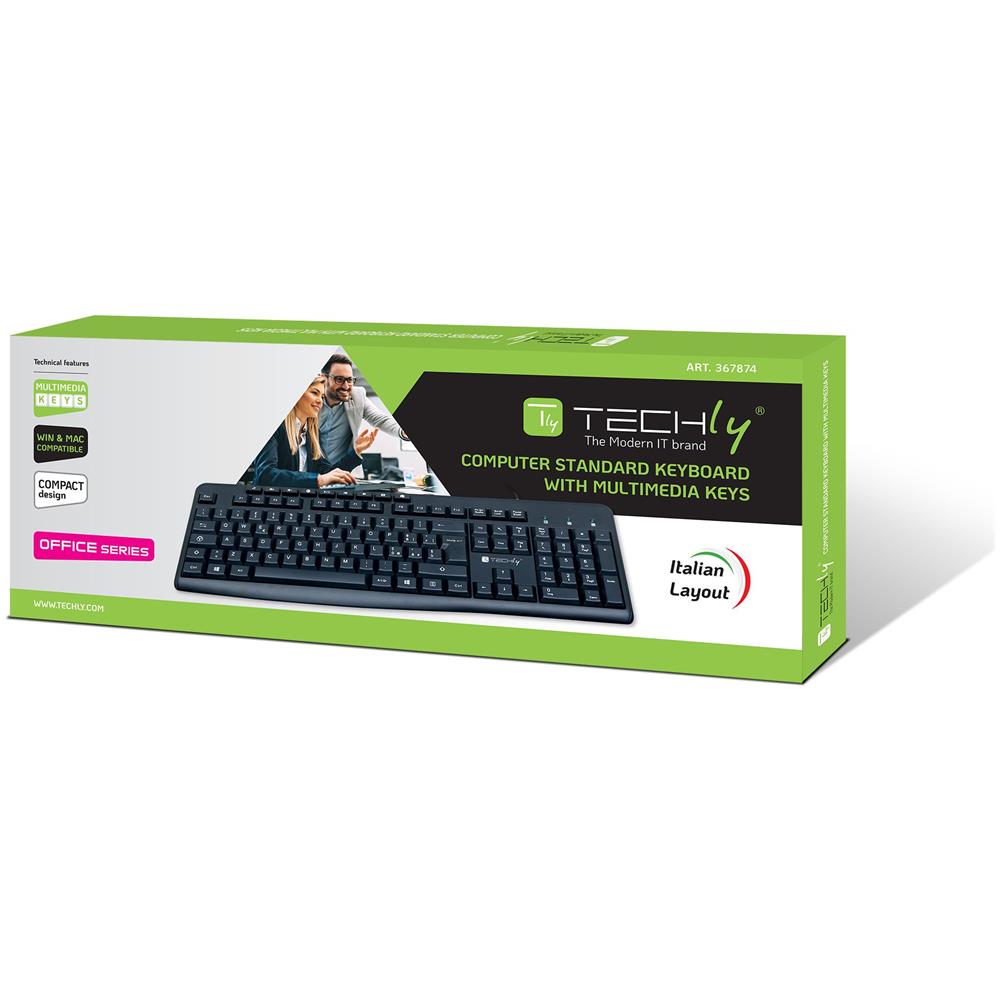 Tastiera Usb 104 Tasti + 9 Multimediali - Foto 2