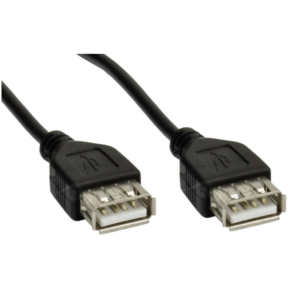AK-USB-06 cavo USB 1,8 m USB 2.0 USB A Nero - Foto 1