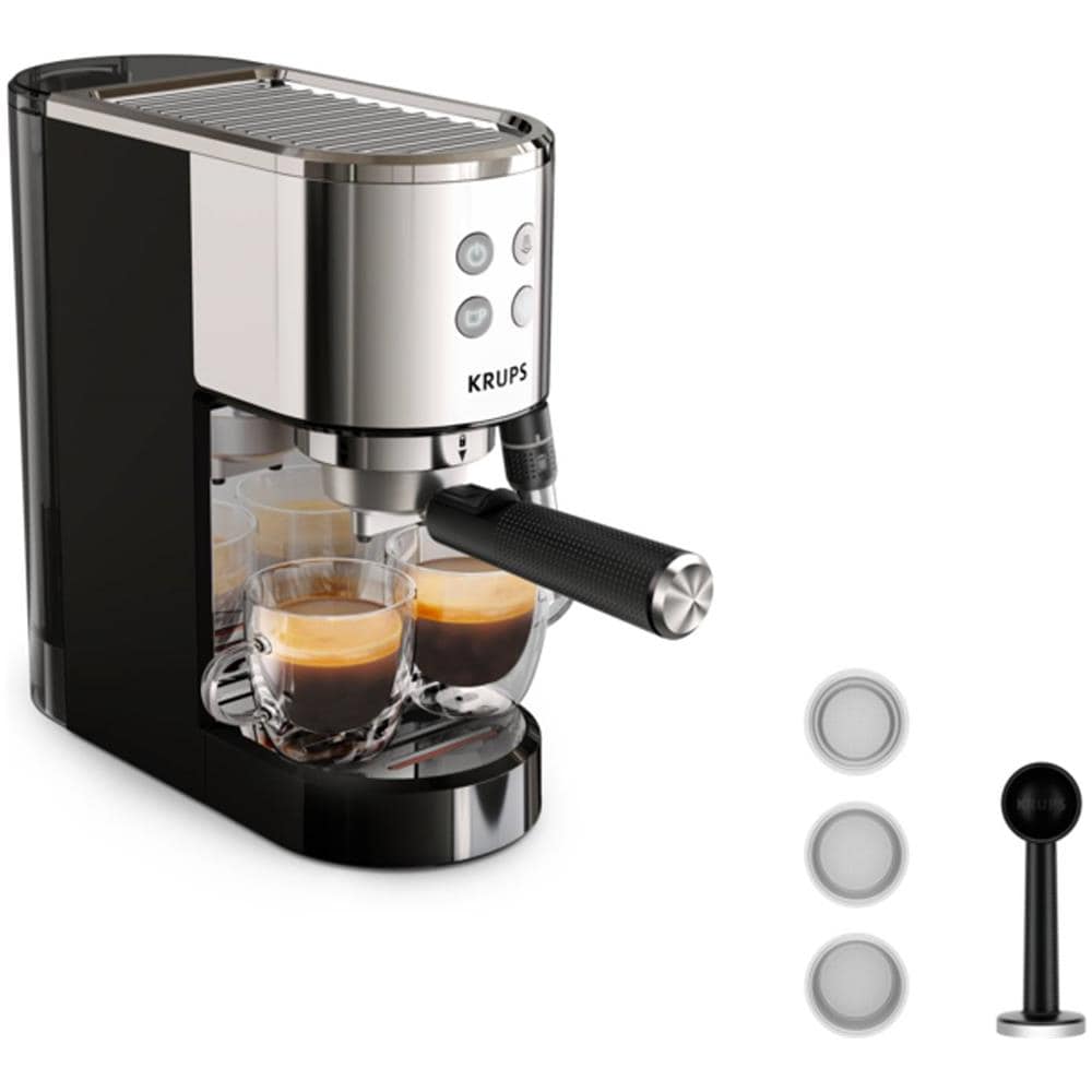 Macchina per caffè espresso XP444C10 Capacita 1 l Potenza 1350 W Colore Nero Metallo - Foto 1