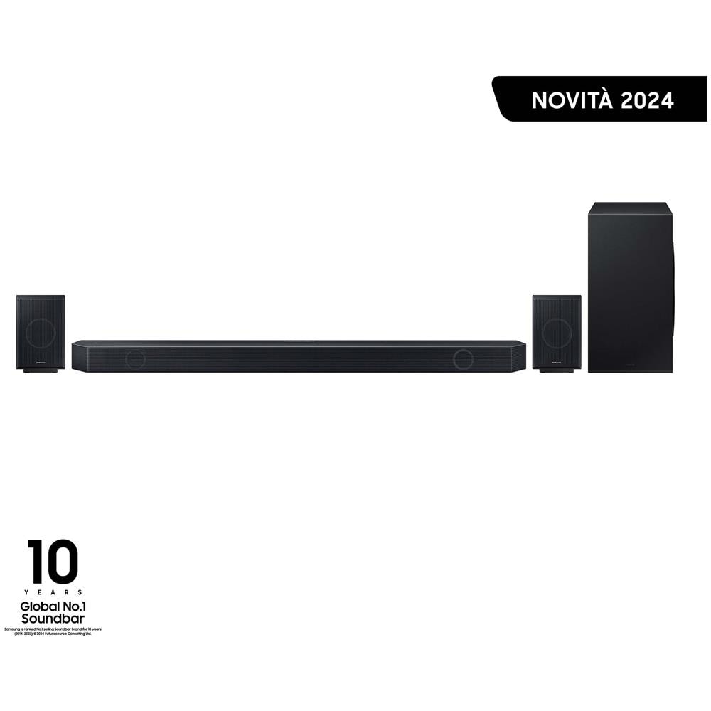 Soundbar Serie Q HW-Q990D /ZF con Subwoofer 11.1.4 Canali Wi-Fi Bluetooth HDMI Colore Nero - Foto 2