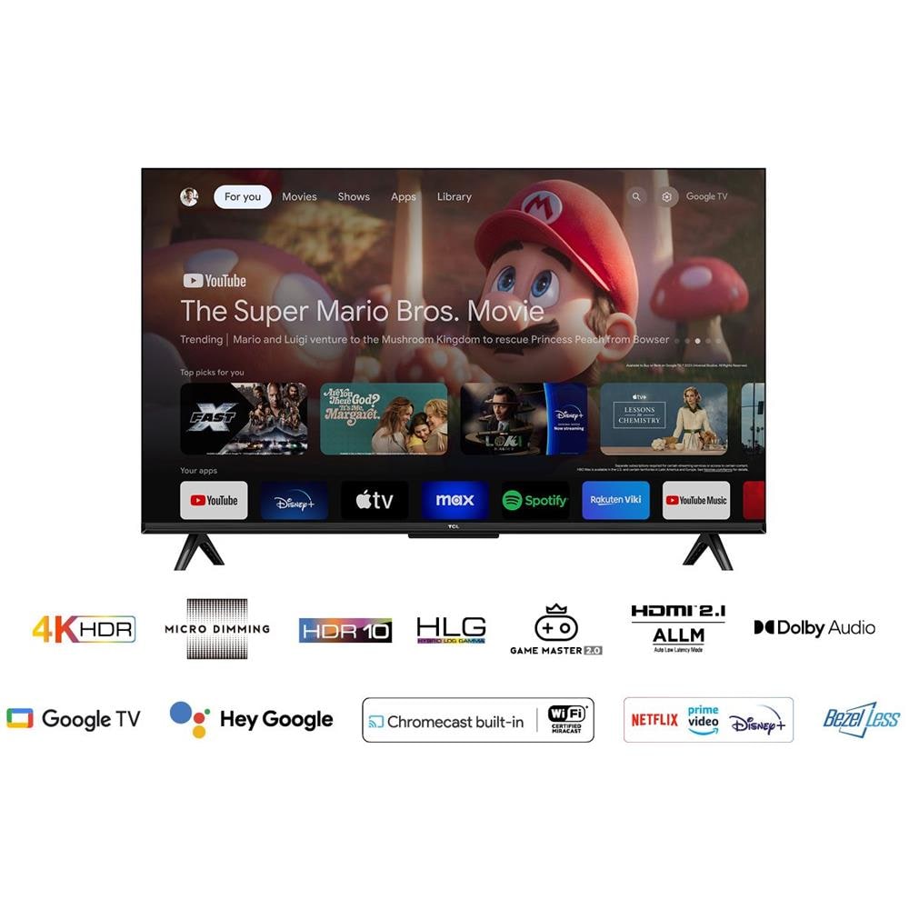 TV LED 4K Ultra HD 43" 43P61B Smart TV Titanio - Foto 7