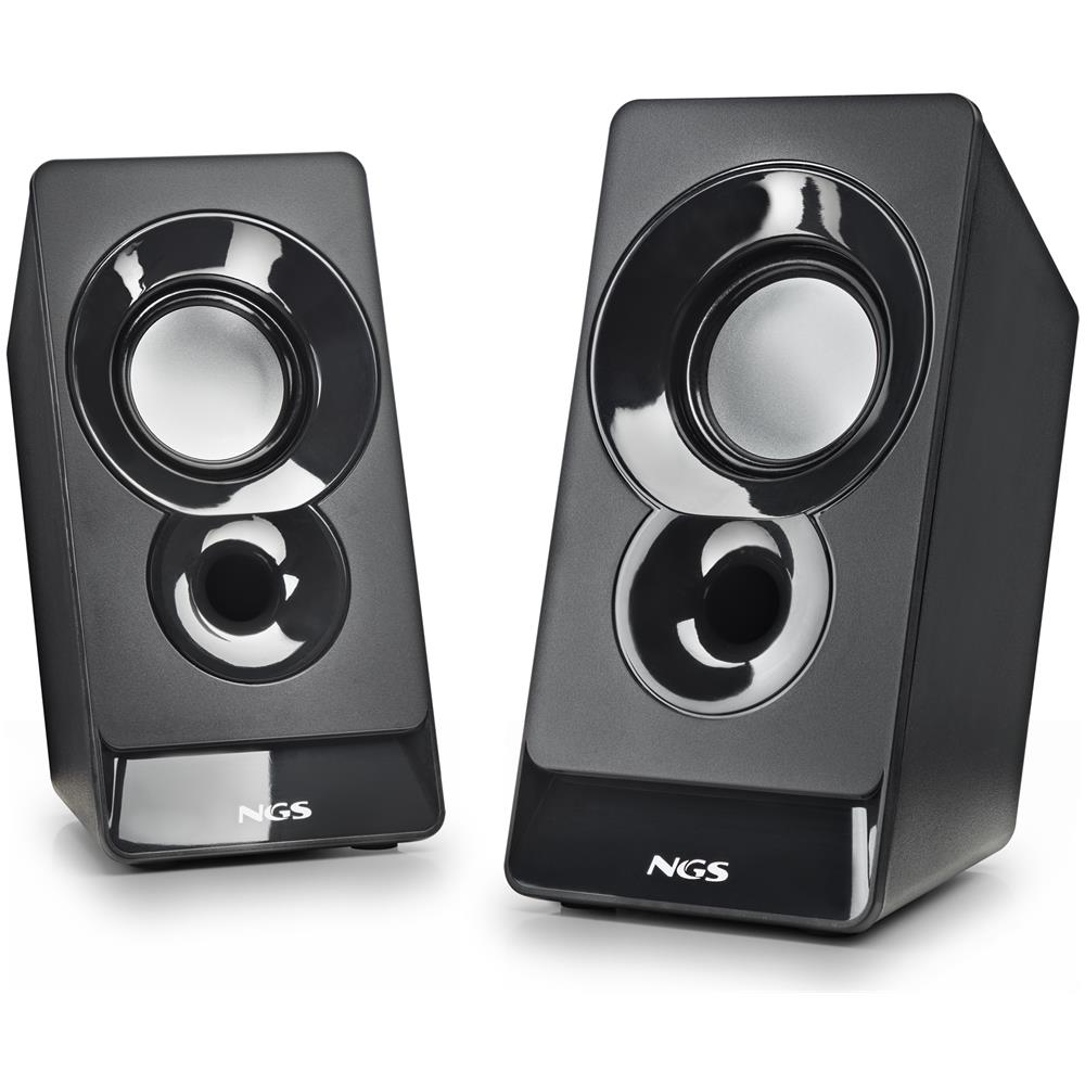 Sb 210: Altoparlante Per Pc Da 12 W Con Connessione Usb. Suono Chiaro. Ingresso Audio Con Cavo Jack Da 3,5 Mm. Plug & Play. Colore Nero. - Foto 2