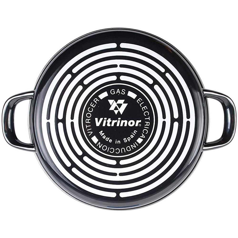 Megafesa Glass - Pentola Bassa, Diametro 24 Cm, Color Nero Crystal - Foto 2