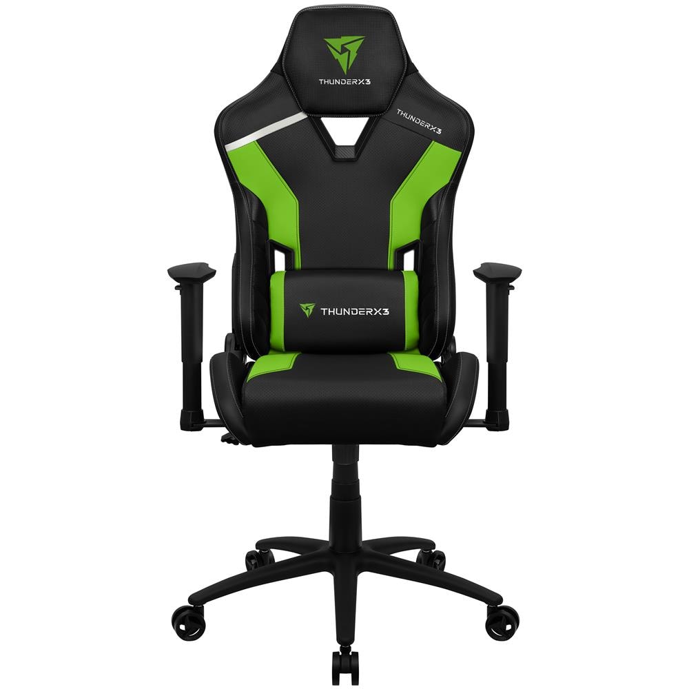 Thunderx3 Sedie Gaming Tc3 Green Hi-tech, Air-tech, Carbon Fiber, Ergo Cush - Foto 1