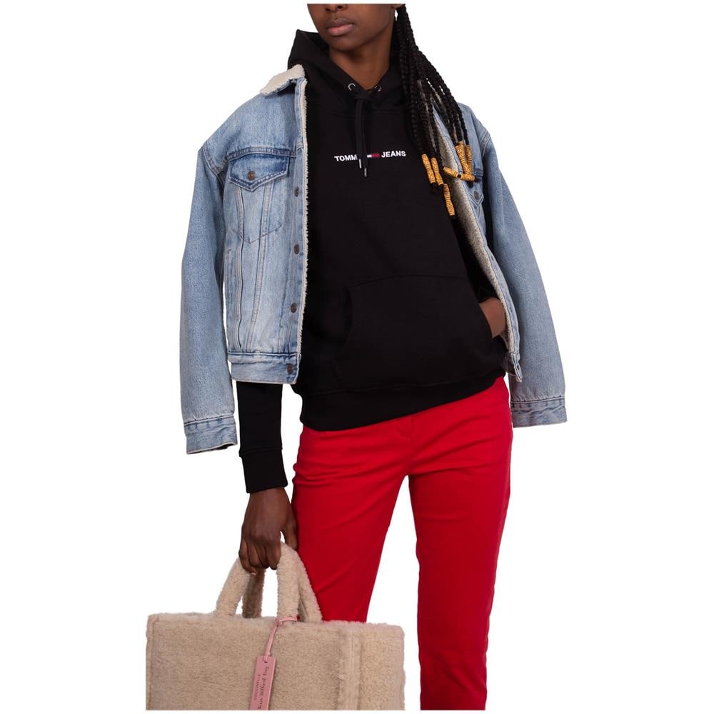 Felpa Donna Con Cappuccio E Logo - Foto 1