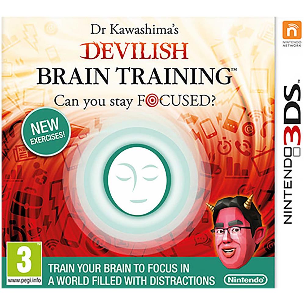 Dr Kawashima's Devilish Brain Training: Can You Stay Focused? , 3DS Basic 3DS videogioco - Foto 2