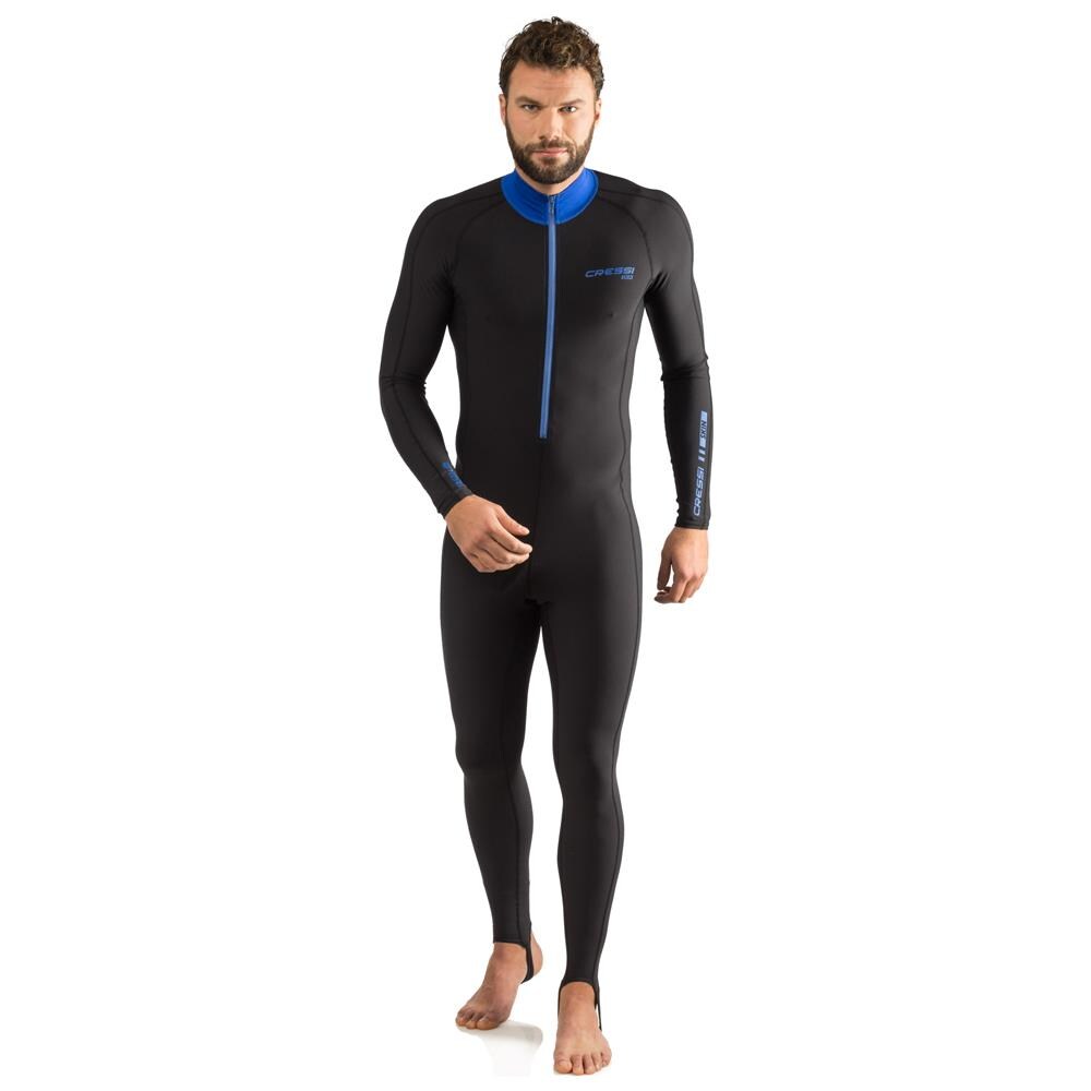 Skin Man Monopiece Wetsuit Black / blue 1mm M - Foto 1