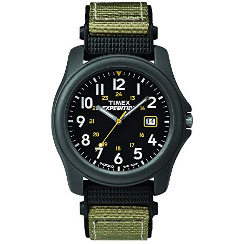 T42571 Quartz Expedition Camper Orologio Analogico Da Polso Da Uomo, Nero / verde - Foto 1