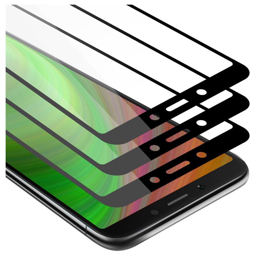 3x Pellicola Armatura A Schermo Intero Compatibile Con Xiaomi Redmi 6a In Trasparente Con Nero - 3x Vetro Temperato (tempered) Di Protezione Del Display In Durezza 9h Con 3d Touch - Foto 1
