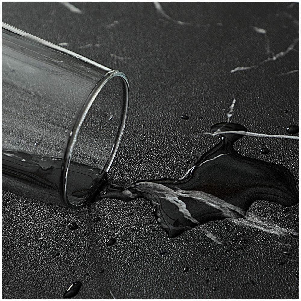 Carta Da Parati Desktop 89x44 Cm Pelle Pu Nero / Marmo - Foto 2