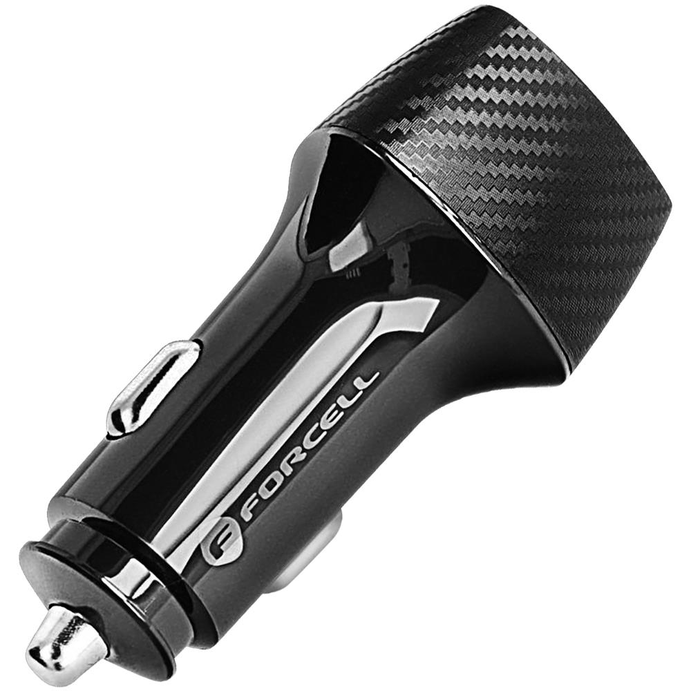 Caricabatterie Da Auto 2x Usb-c 40w Power Delivery Nero Carbonio - Foto 5