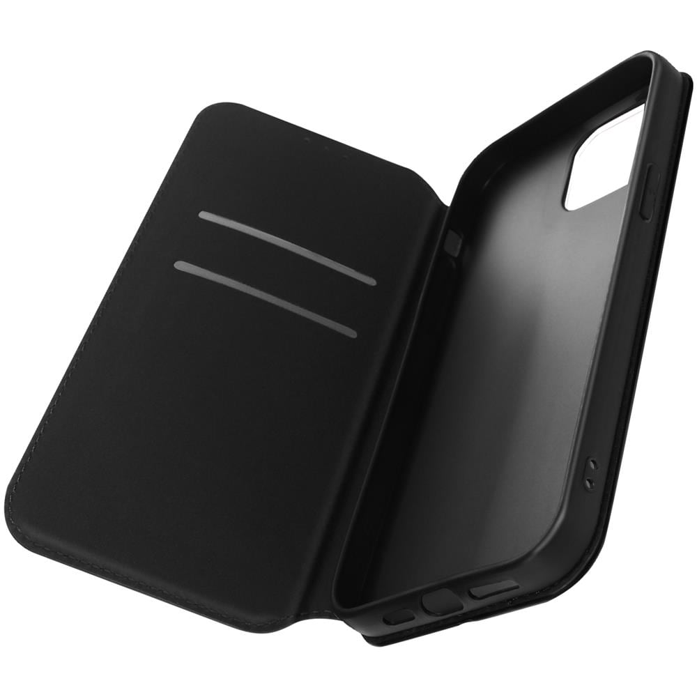 Custodia Iphone 14 Plus Portafoglio Funzione Supporto Video Nera - Foto 1