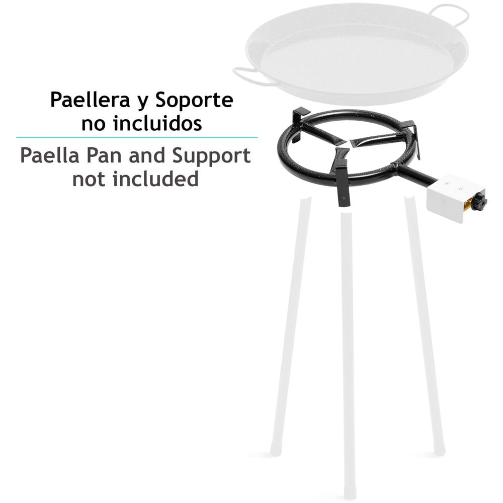 Paellero Aro Mod300 con diametro 30 cm Bruciatore a Gas Butano Adatto a Padelle per Paella da 36- 42 cm Colore Nero - Foto 2
