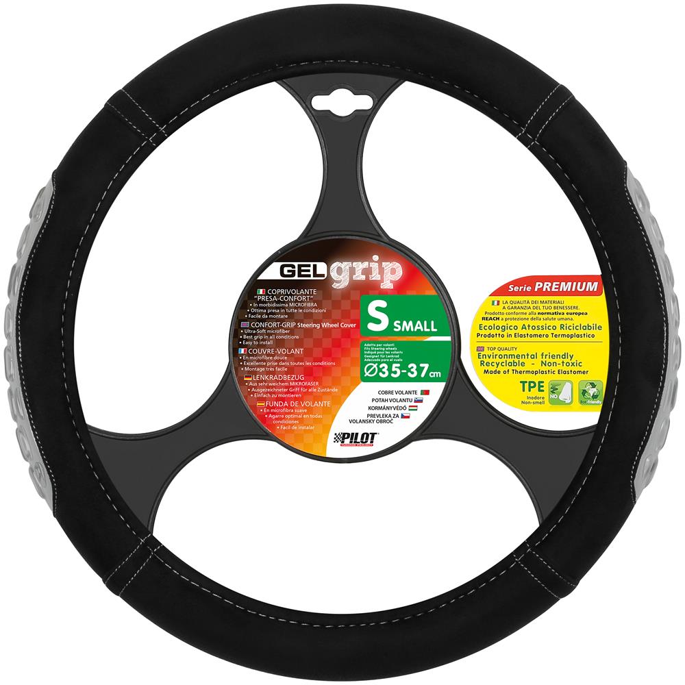 Gel Grip, Coprivolante In Microfibra - S - ? 35/37 Cm - Grigio - Foto 1