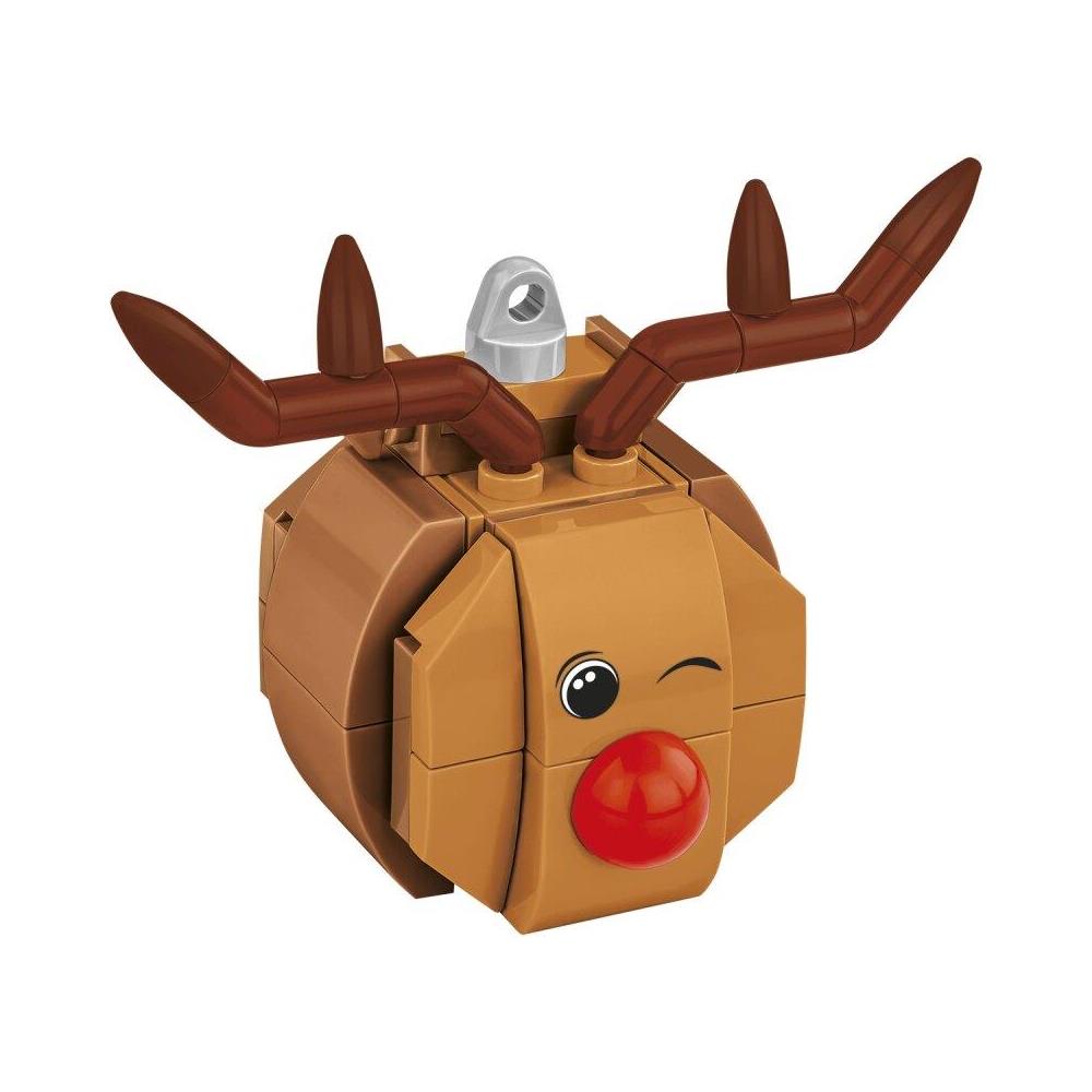 Decorazioni per l'albero di Natale - Renna con il naso rosso - Foto 3