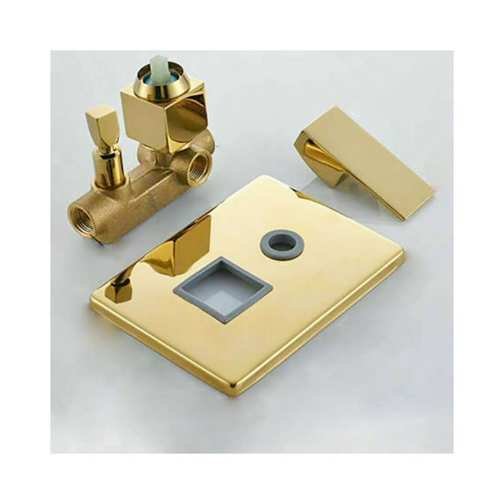 Set miscelatore doccia, Blackswan, tipo M60.6, modello oro lucido, misura 25 cm - Foto 2