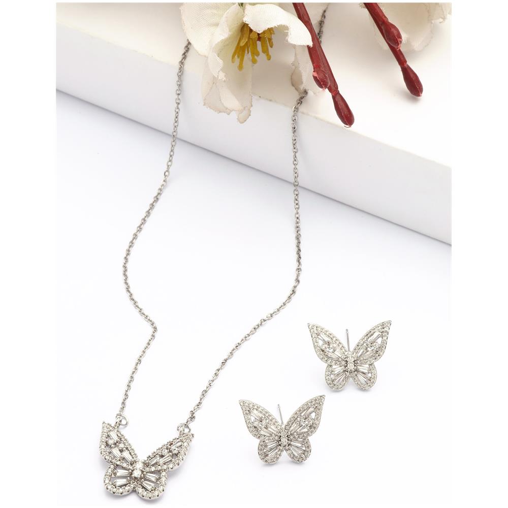 Set Orecchini e Collana Farfalla Capricciosa - Foto 1