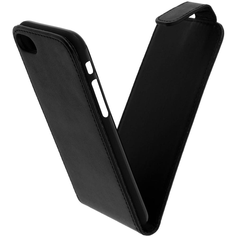 Custodia Flip Verticale In Similpelle Per Apple Iphone 7 E 8 - Nera - Foto 1