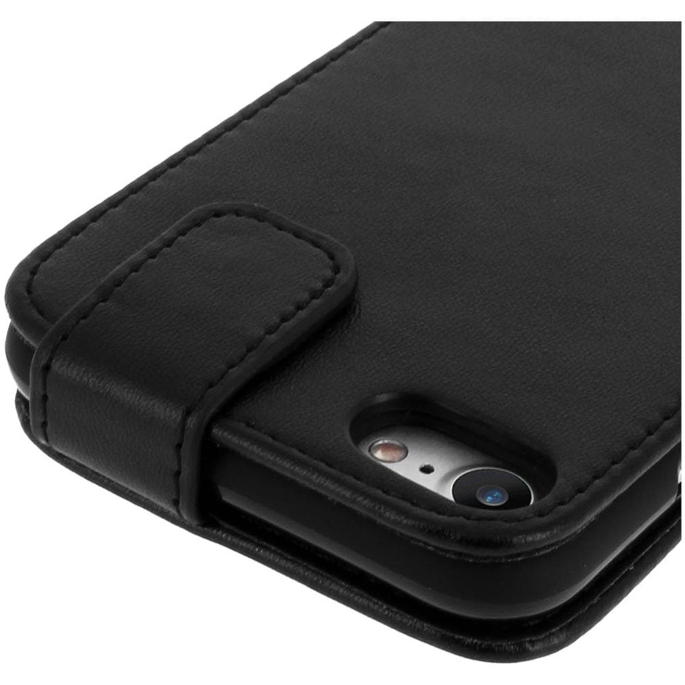 Custodia Flip Verticale In Similpelle Per Apple Iphone 7 E 8 - Nera - Foto 10