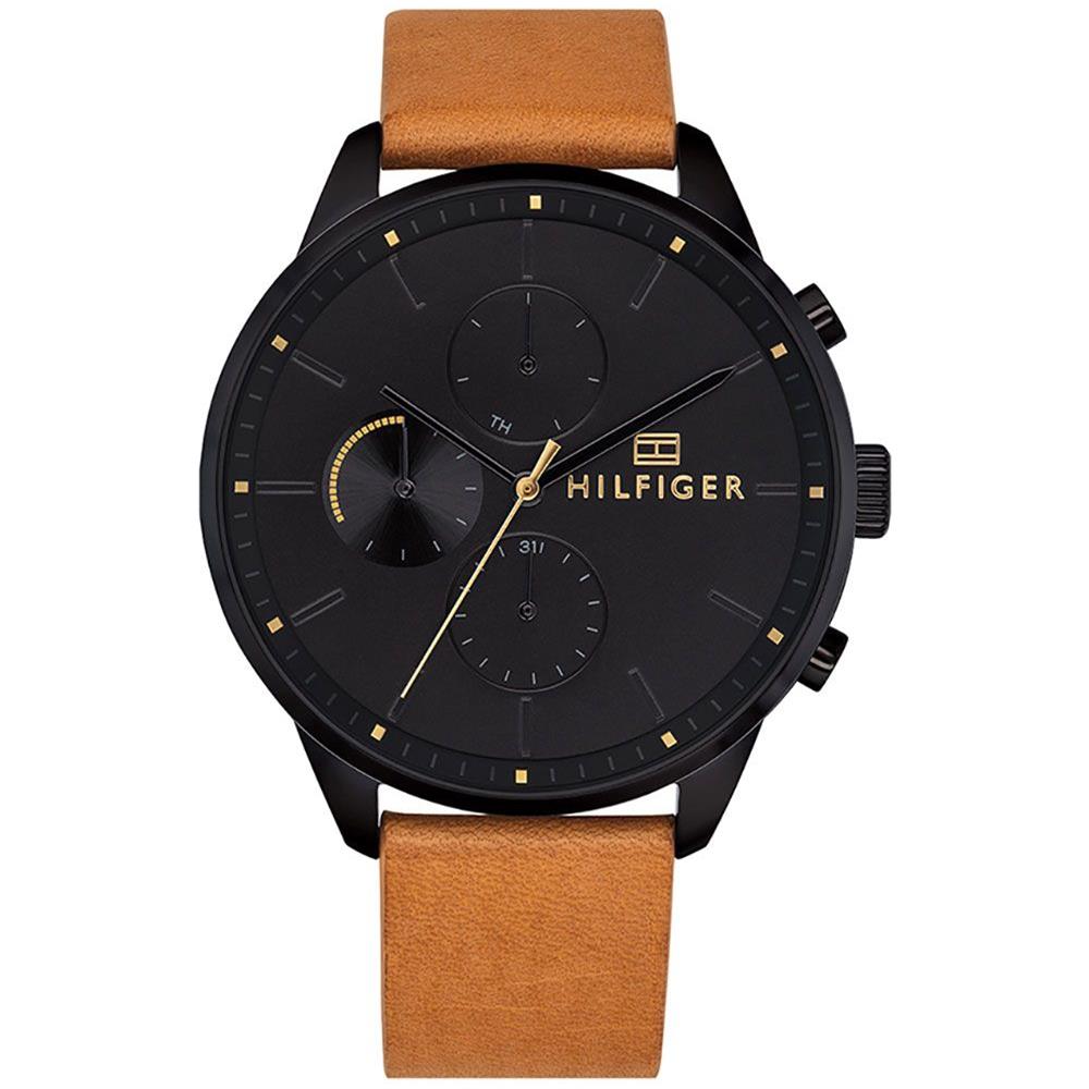 Orologio Uomo Tommy Hilfiger Chase Multi Pelle Ip Black Thw1791486 - Foto 2