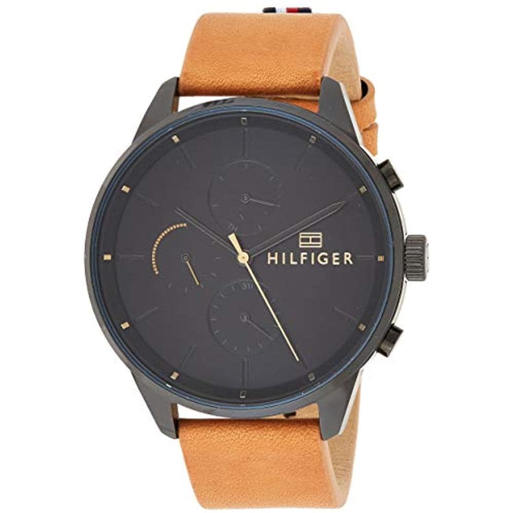 Orologio Uomo Tommy Hilfiger Chase Multi Pelle Ip Black Thw1791486 - Foto 3