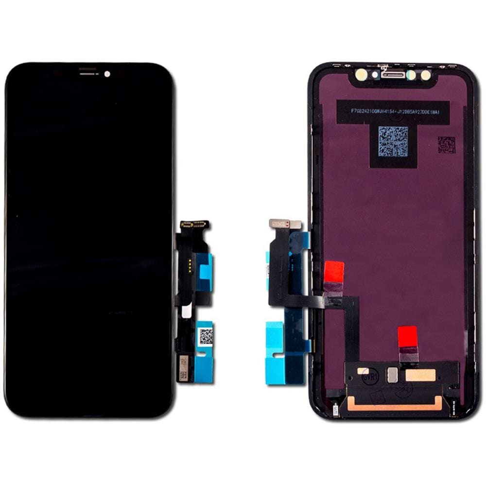 Ricambio Lcd Display Schermo Frame Screen Touch Nero Per Apple Iphone Xr A1984 Rj Incell - Foto 1