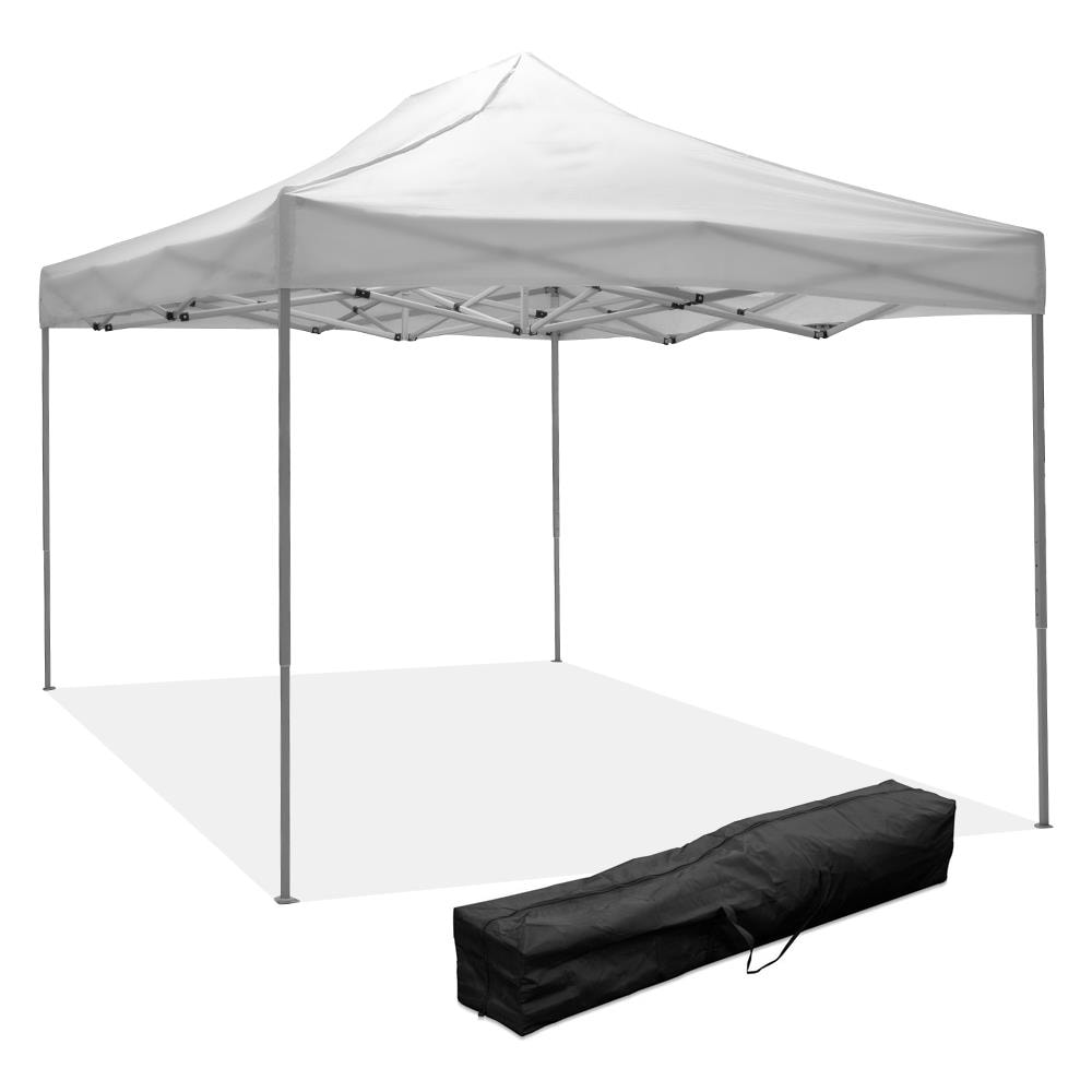 Gazebo Richiudibile 2.9x4.3 M Pieghevole Telo Bianco Pvc 100% Impermeabile 9011 - Foto 1
