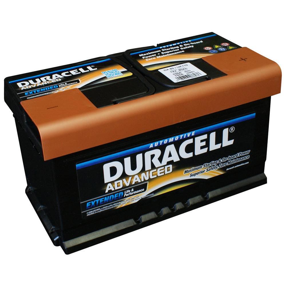 Duracell Da80 Batteria Auto Advanced 12v 80ah 700a Dx - Foto 1