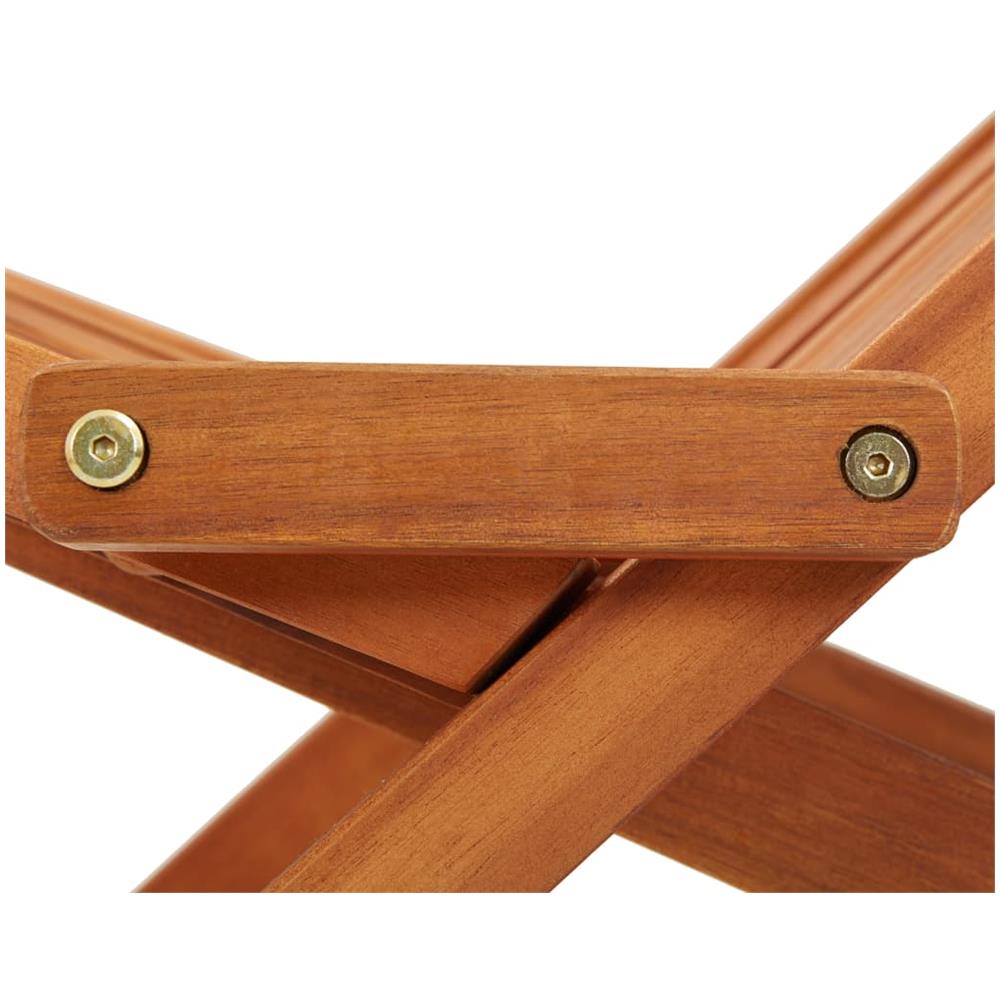 Sedia a Sdraio da Esterno Pieghevole Legno Massello di Acacia - Foto 2
