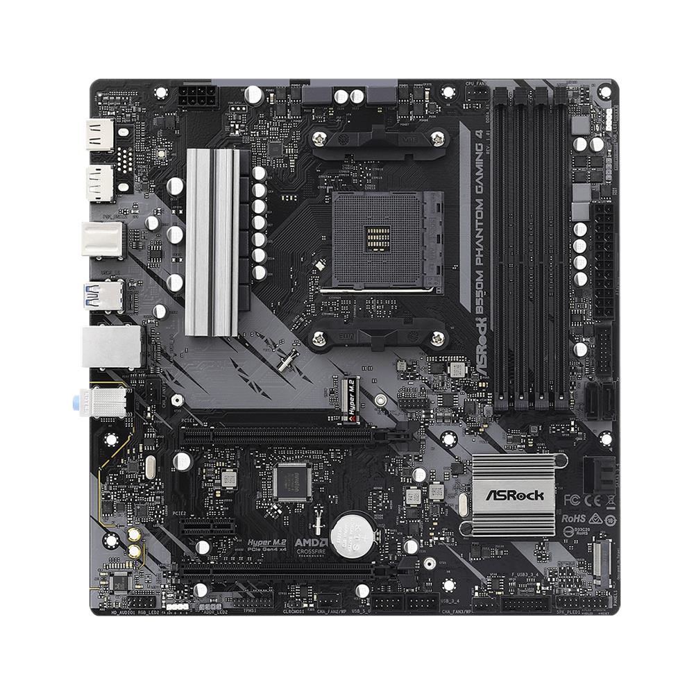 Scheda Madre B550M Phantom Gaming 4 Socket B550 Chipset AM4 B550 Micro ATX - Foto 2