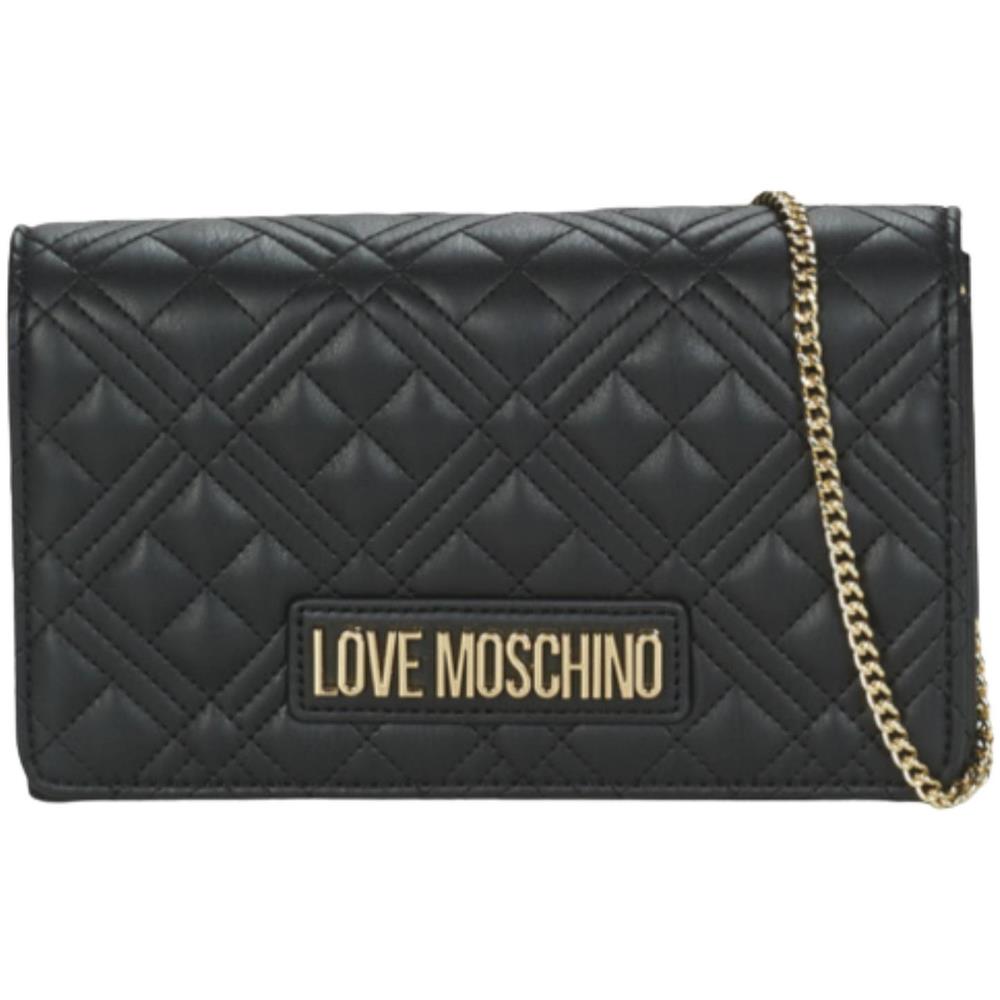 Borsa Donna Love Moschino A Spalla / Tracolla In Ecopelle Trapuntata Nero Bs22mo73 Jc4079 Piccola - Foto 1