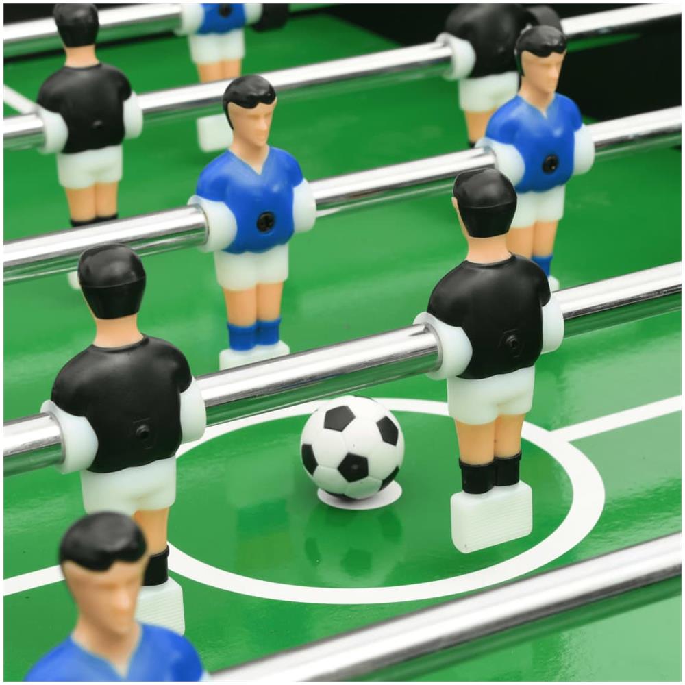 Calcio Balilla Pieghevole 121x61x80 Cm Nero - Foto 3