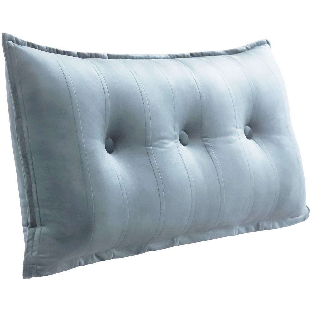 Cuscini Da Lettura Rettangolare Supporto Posteriore Confortevole Cuscino Corpo Testata Di Letto Lombare Cuscini De Laterale Sostegno Per Divano Letto 100cm Lx8cm Px50cm A - Foto 1