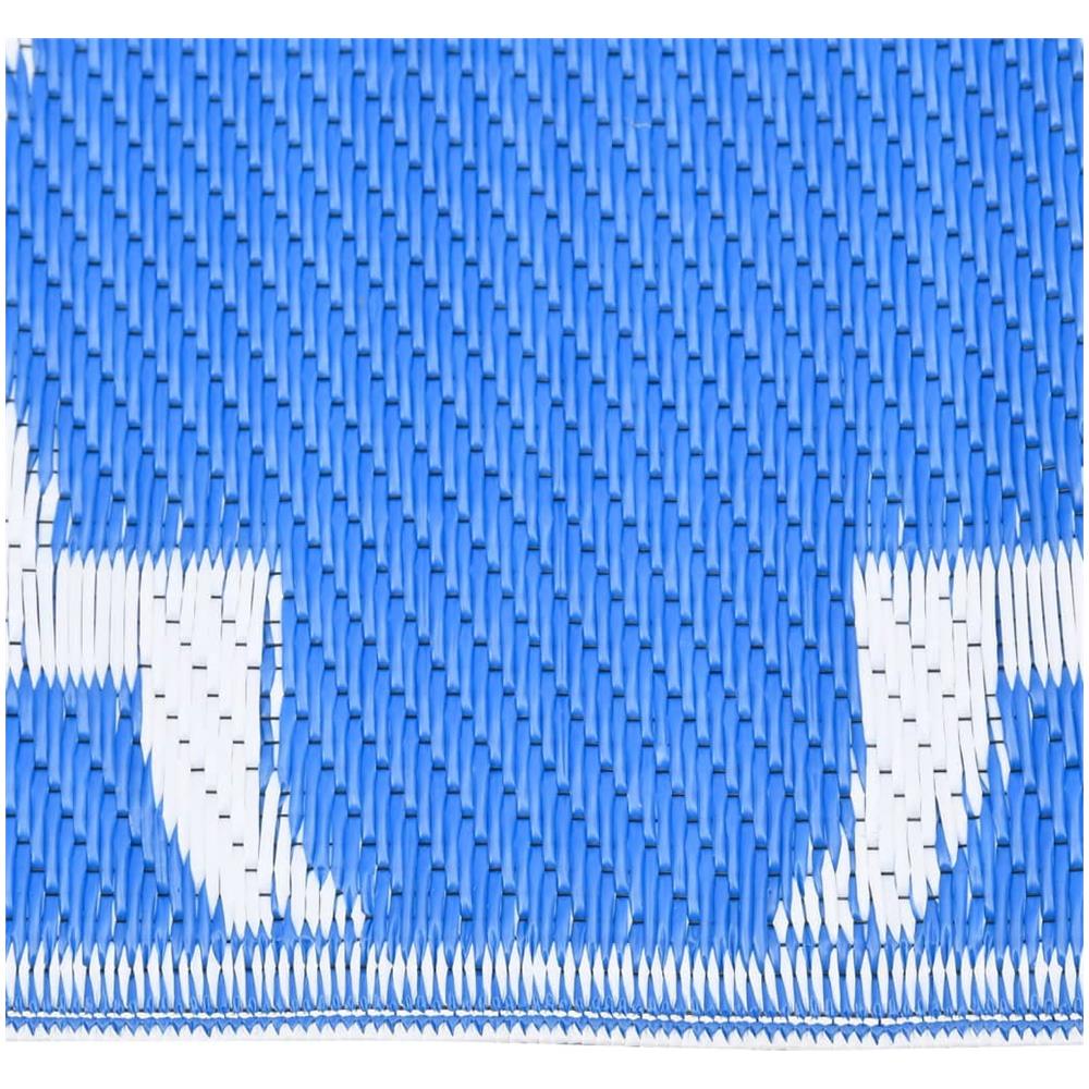 Tappeto Da Esterni Blu 190x290 Cm In Pp - Foto 3