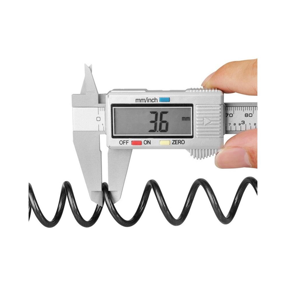 Lucchetto Per Bicicletta Con Lucchetto A Codice 4 Cifre Black - Foto 2