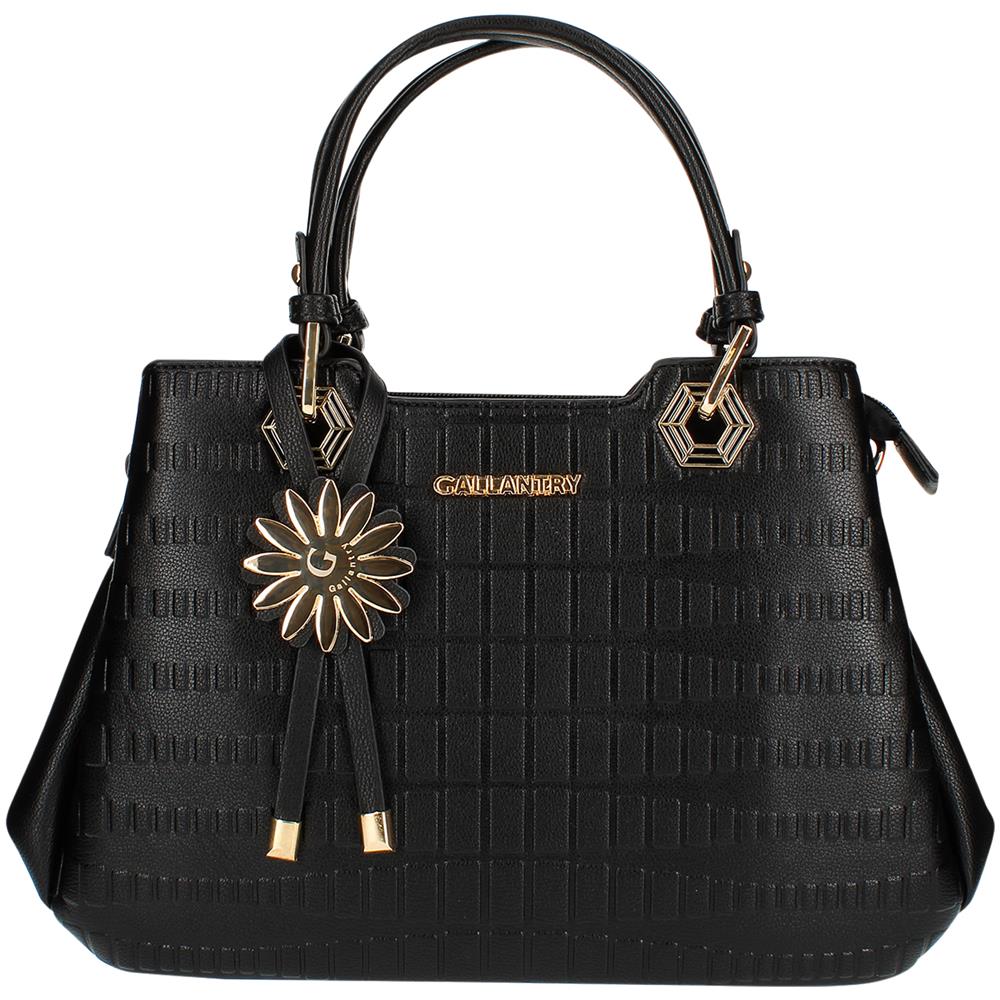 Borsa Di Forma Geometrica - Paris - Margherita Nera - Foto 1