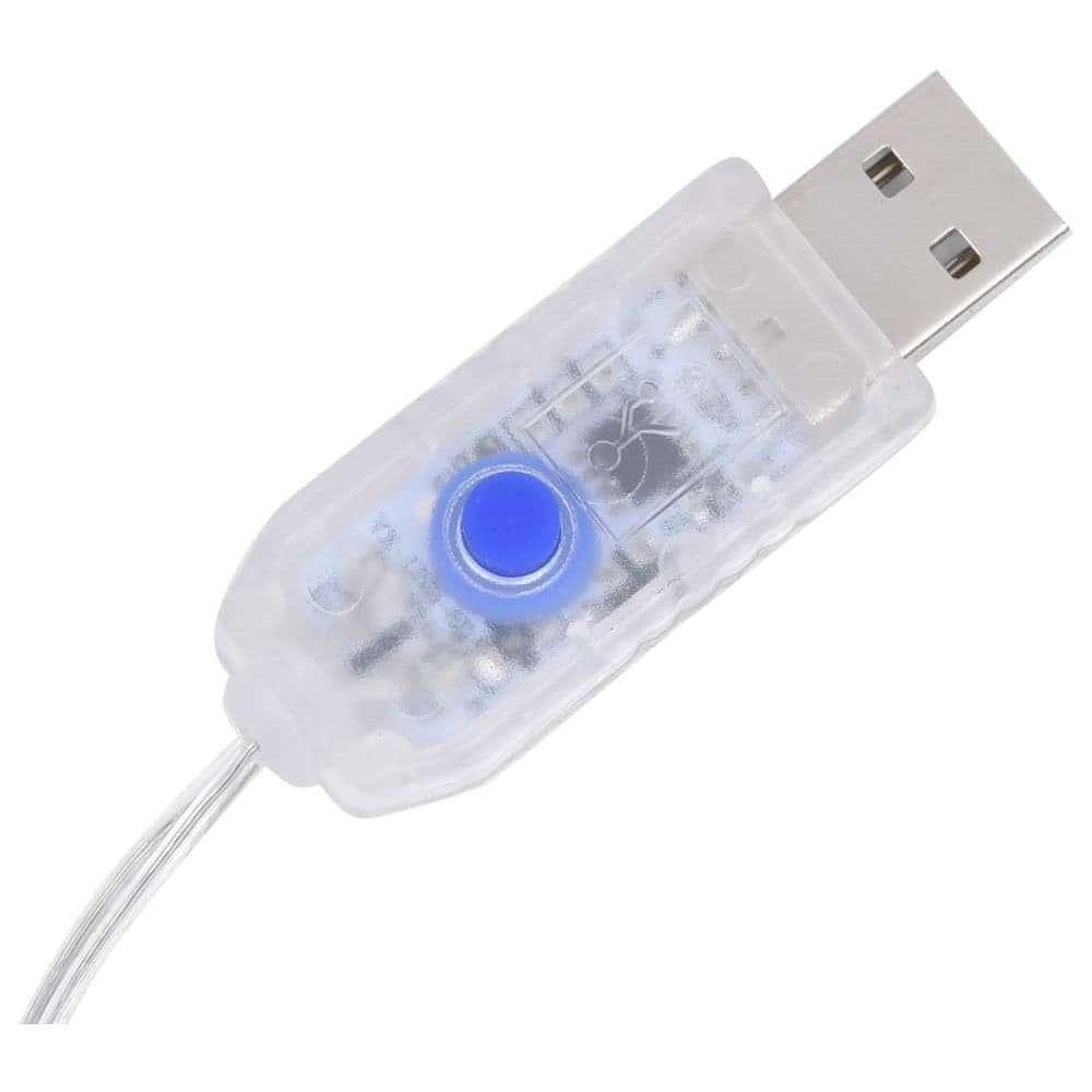 Illuminazione Per Albero Di Natale 320 Led Blu 375 Cm - Foto 8