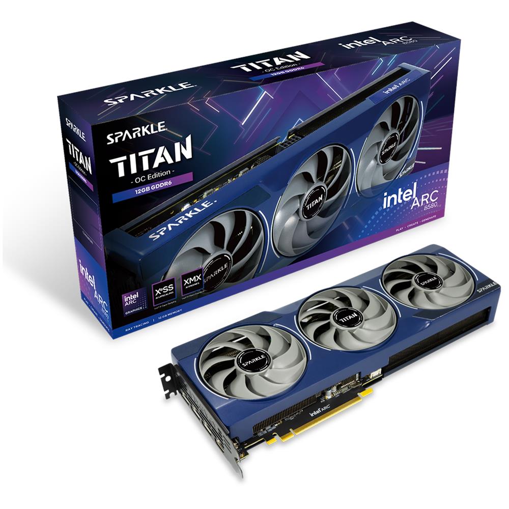 Intel Arc B580 TITAN OC 12 GB GDDR6 PCI Express x8 4.0 3 x DisplayPort / 1 x HDMI - Foto 8
