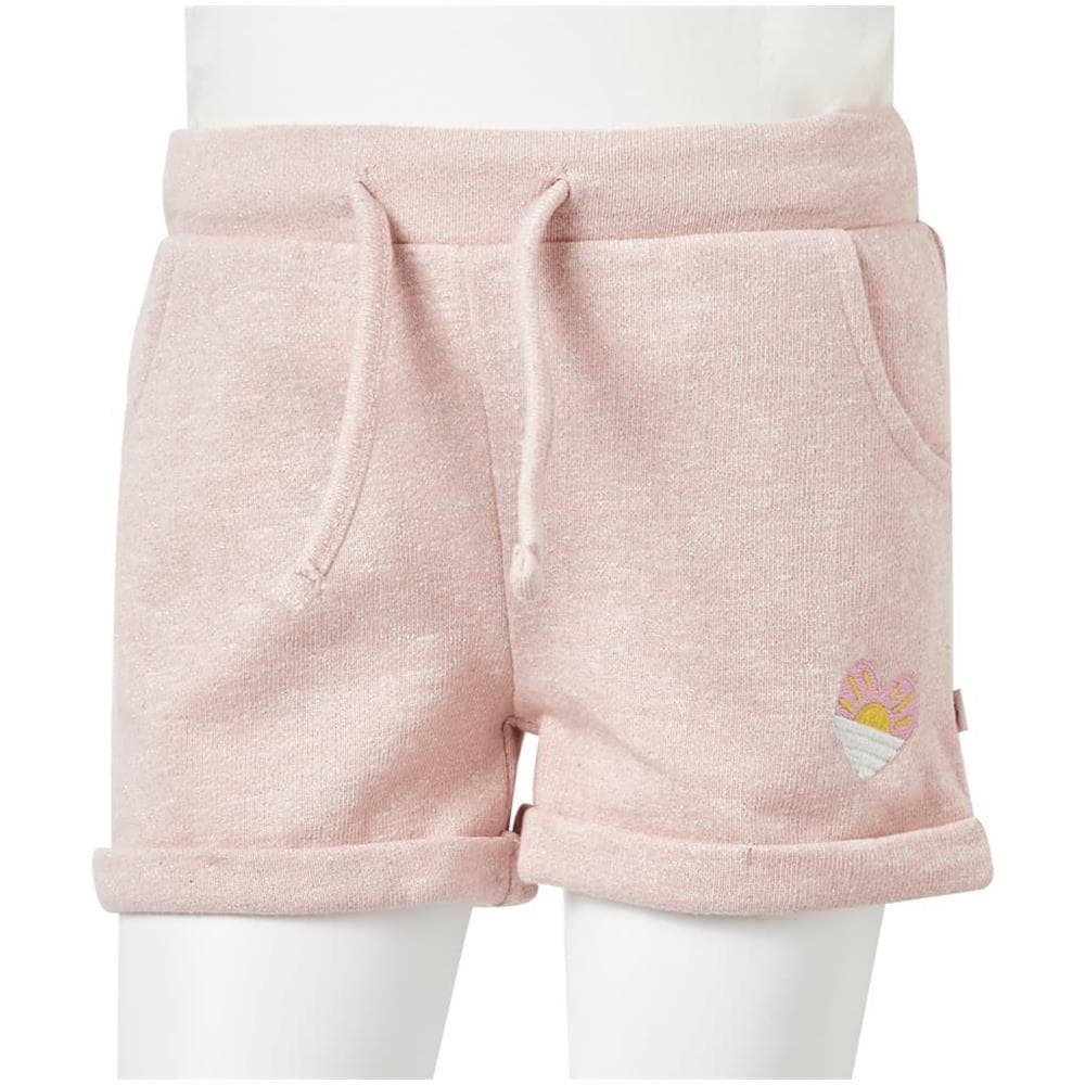 Pantaloncini per Bambini con Coulisse Rosa Chiaro Misto 104 - Foto 8