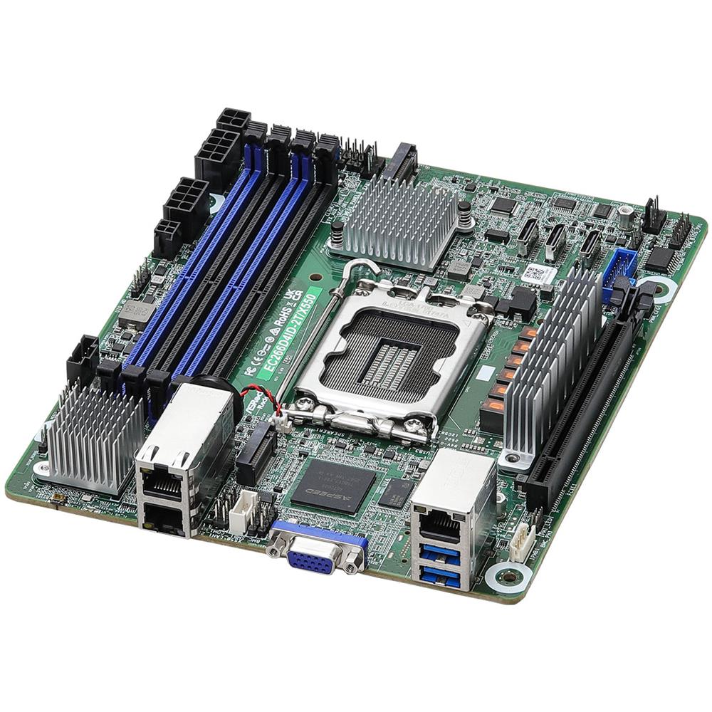 Scheda Madre EC266D4ID-2T Socket Intel LGA 1700 Chipset Intel C266 Mini-ITX - Foto 2