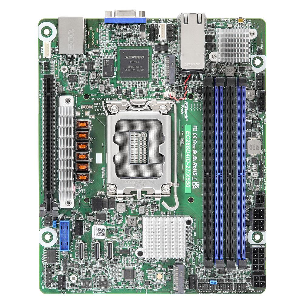 Scheda Madre EC266D4ID-2T Socket Intel LGA 1700 Chipset Intel C266 Mini-ITX - Foto 1